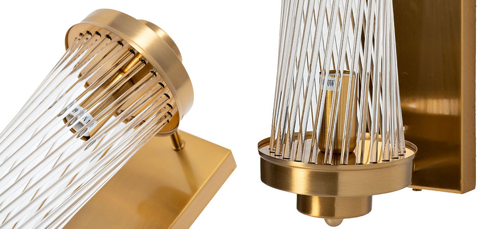 Бра Glass Tubes Brass Бра Glass Tubes Brass - Loft-Concept в Омске