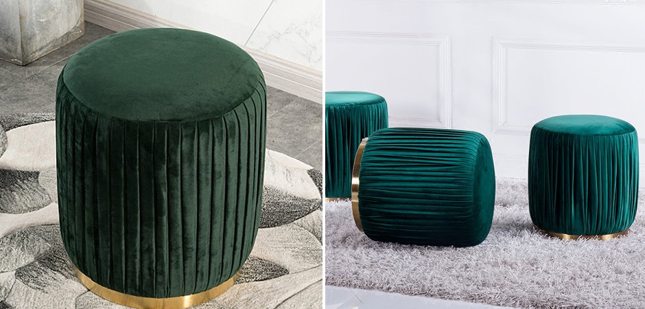 Пуф Emerald Corrugation Пуф Emerald Corrugation - Loft-Concept в Омске