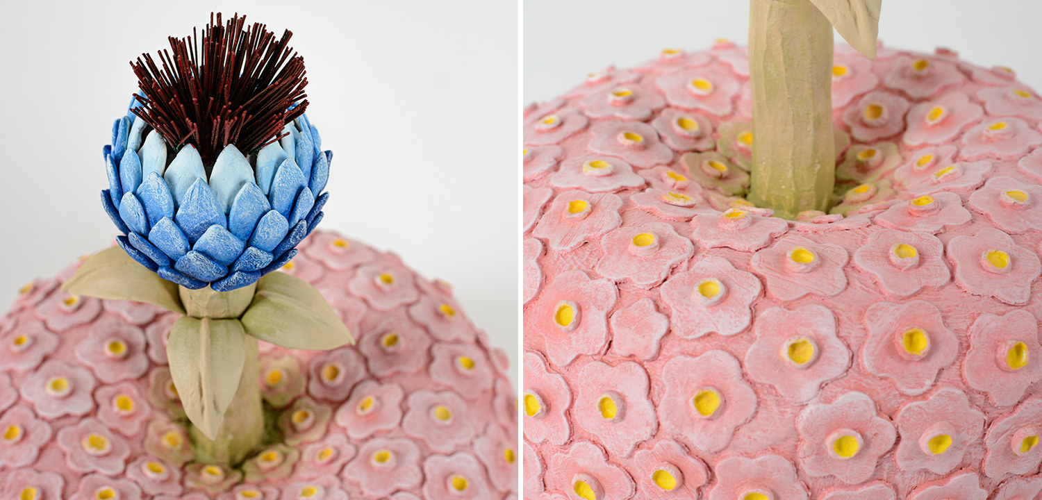 Статуэтка тропический фрукт Tropical Fruit pink - фото