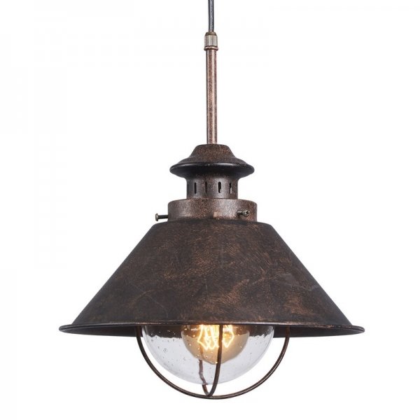 Подвесной светильник Vintage Street Light Pendant Коричневый в Омске | Loft Concept 