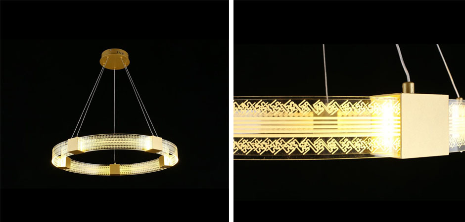 Подвесной Светильник Кольцо Ring Horizontal Ornament Meander 1 Подвесной Светильник Кольцо Ring Horizontal Ornament Meander 1 - Loft-Concept в Омске
