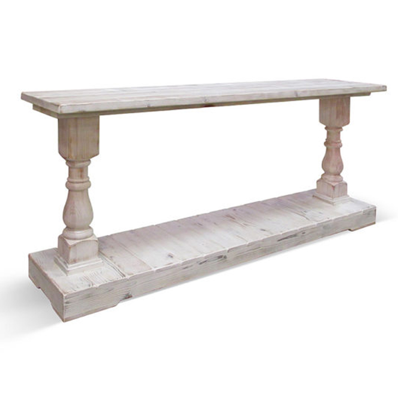 Консоль Oxford Washed Antique White Console Белый в Омске | Loft Concept 