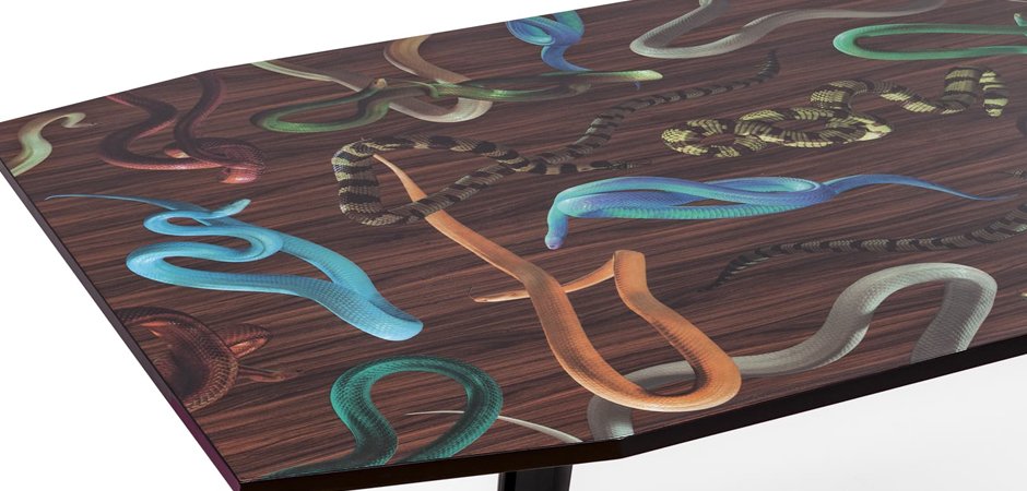 Обеденный стол Seletti Table Snakes On Wood Обеденный стол Seletti Table Snakes On Wood - Loft-Concept в Омске