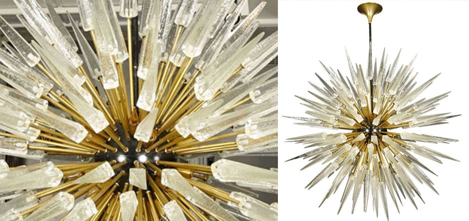 Murano Spike Sputnik Rock Chandelier Murano Spike Sputnik Rock Chandelier - Loft-Concept в Омске
