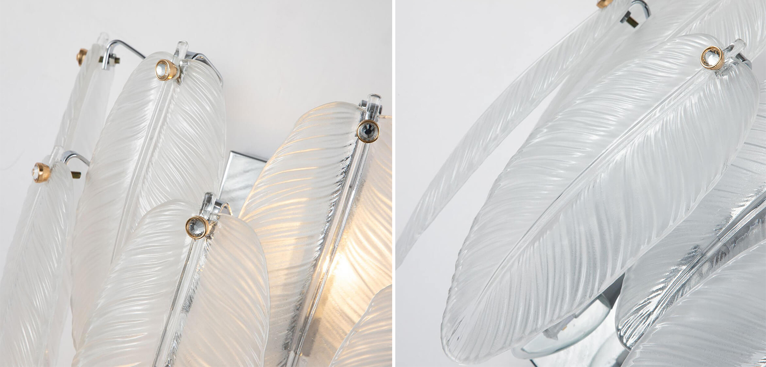 Бра Bud Petals Wall Lamp Chrome - фото №1