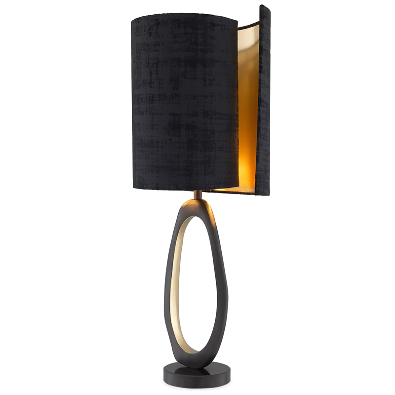 Настольная лампа Eichholtz Table Lamp Kilian Черный Латунь в Омске | Loft Concept 