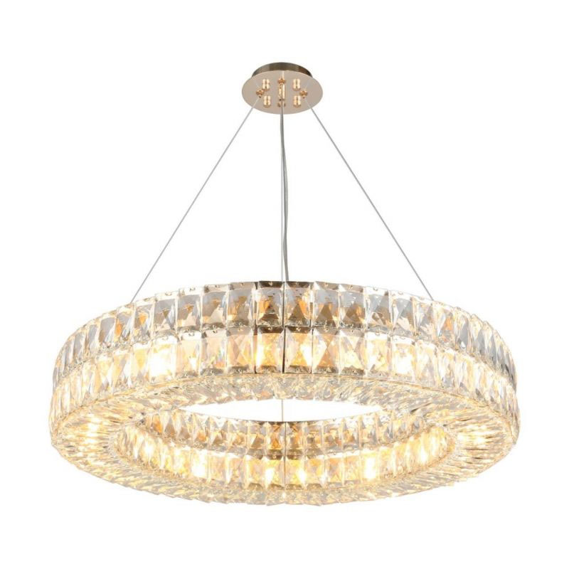 Люстра Crystal Regena Gold Chandelier Прозрачный Золотой в Омске | Loft Concept 