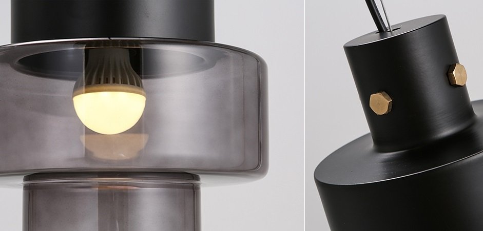 Подвесной светильник Luna Glass Pendant Dark Подвесной светильник Luna Glass Pendant Dark - Loft-Concept в Омске