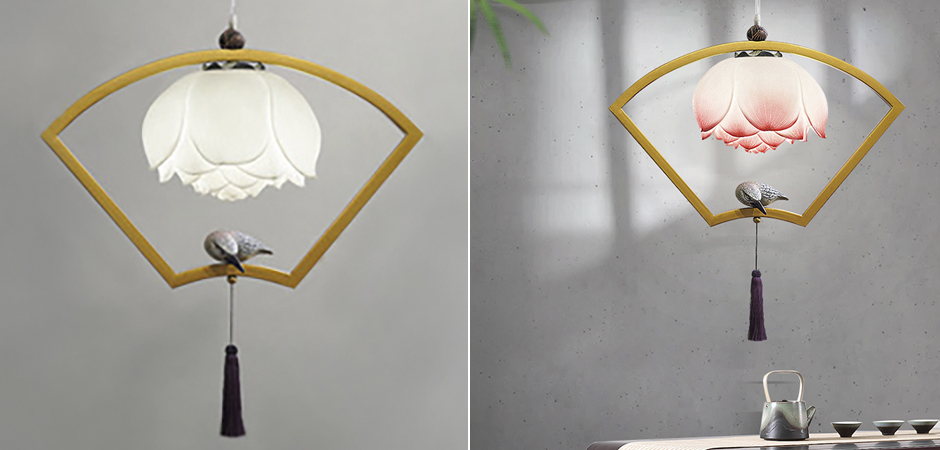 Подвесной светильник Bird with Tassel Fan Подвесной светильник Bird with Tassel Fan - Loft-Concept в Омске