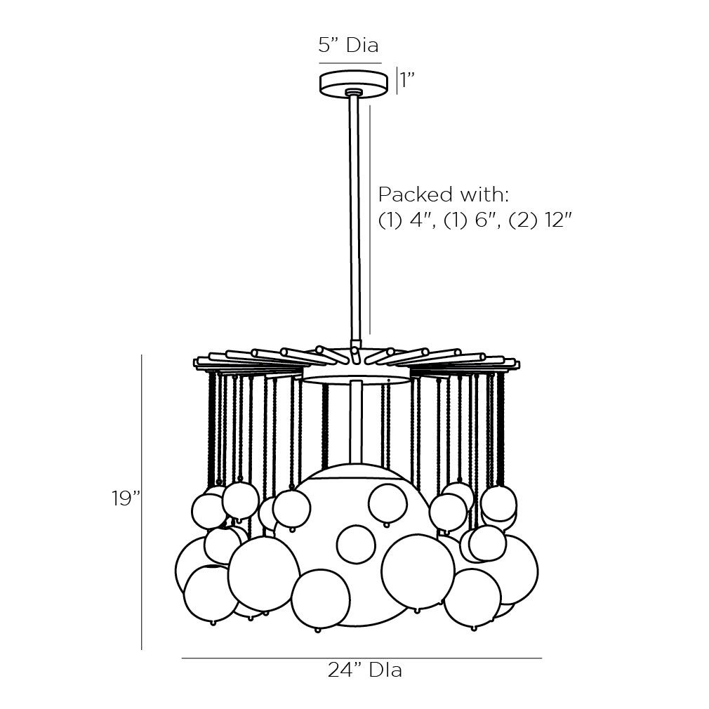 Люстра Arteriors MIRA CHANDELIER в Омске