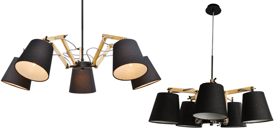 Люстра Woodland Pendant 5 Black Люстра Woodland Pendant 5 Black - Loft-Concept в Омске