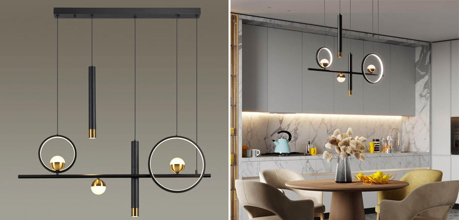 Люстра Scales Черная Люстра Scales Черная - Loft-Concept в Омске