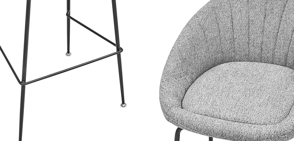 Барный стул Alberto Bar Stool Gray Барный стул Alberto Bar Stool Gray - Loft-Concept в Омске