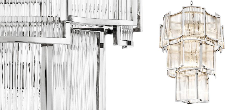 Люстра Chandelier Jet Set Nickel Люстра Chandelier Jet Set Nickel - Loft-Concept в Омске