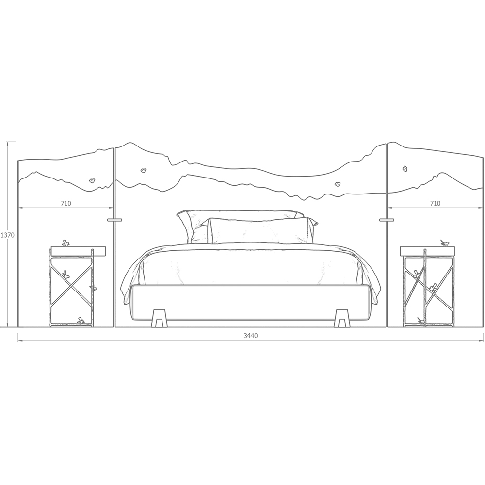 Кровать Okinawa в Омске