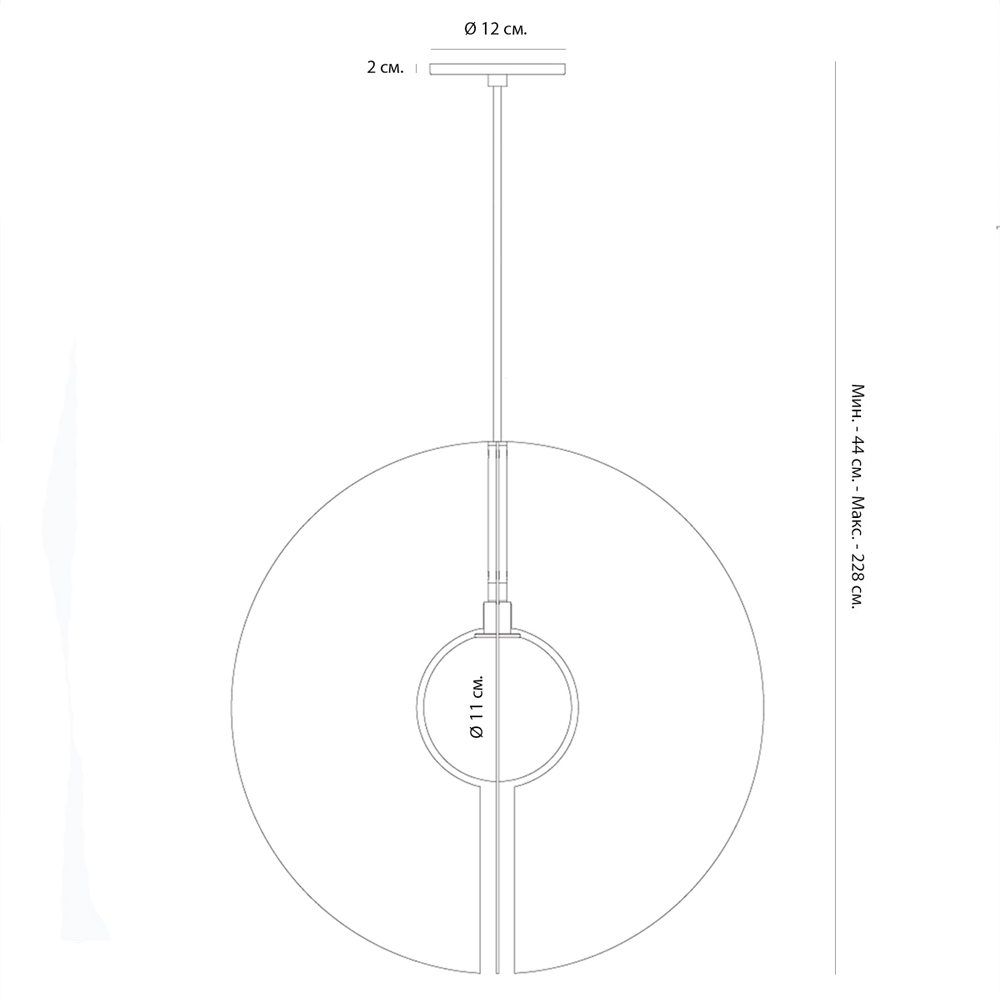 Подвесной светильник в форме золотых дисков Minimalist Lighting Fixture Подвесной светильник в форме золотых дисков Minimalist Lighting Fixture в Омске