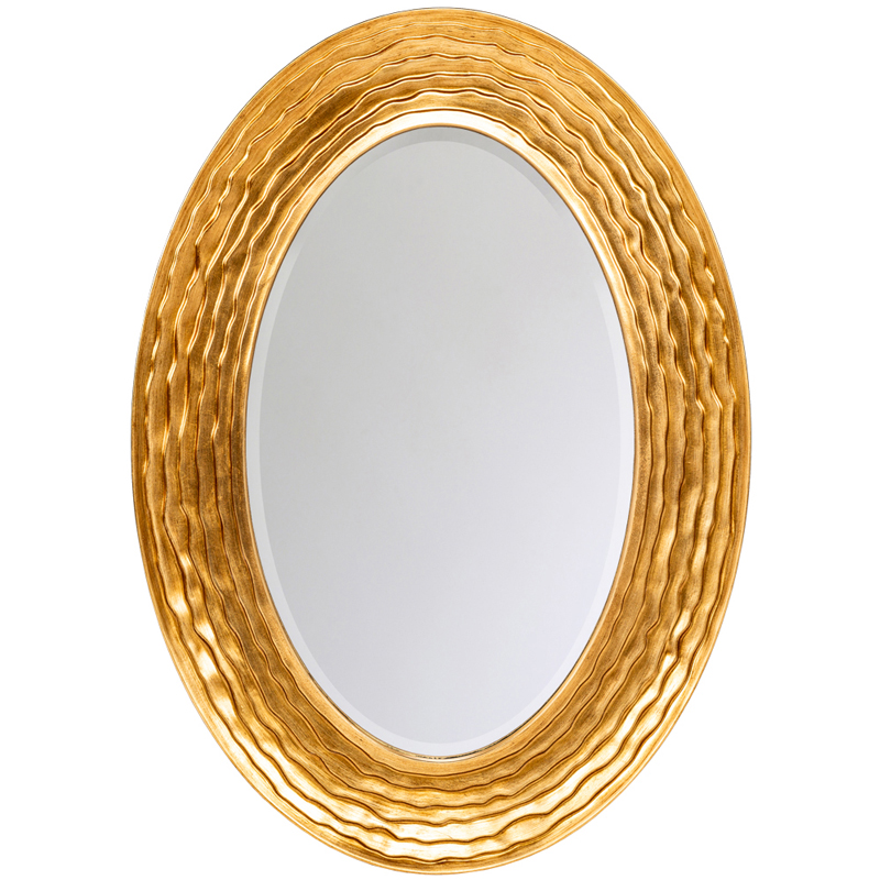 Зеркало Golden Waves Oval Mirror  в Омске | Loft Concept 