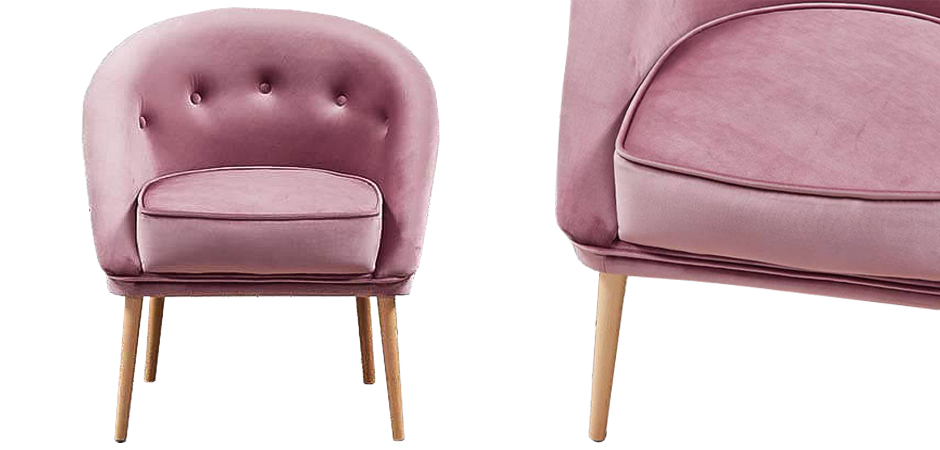 Кресло Gwyn Chair pink Кресло Gwyn Chair pink - Loft-Concept в Омске