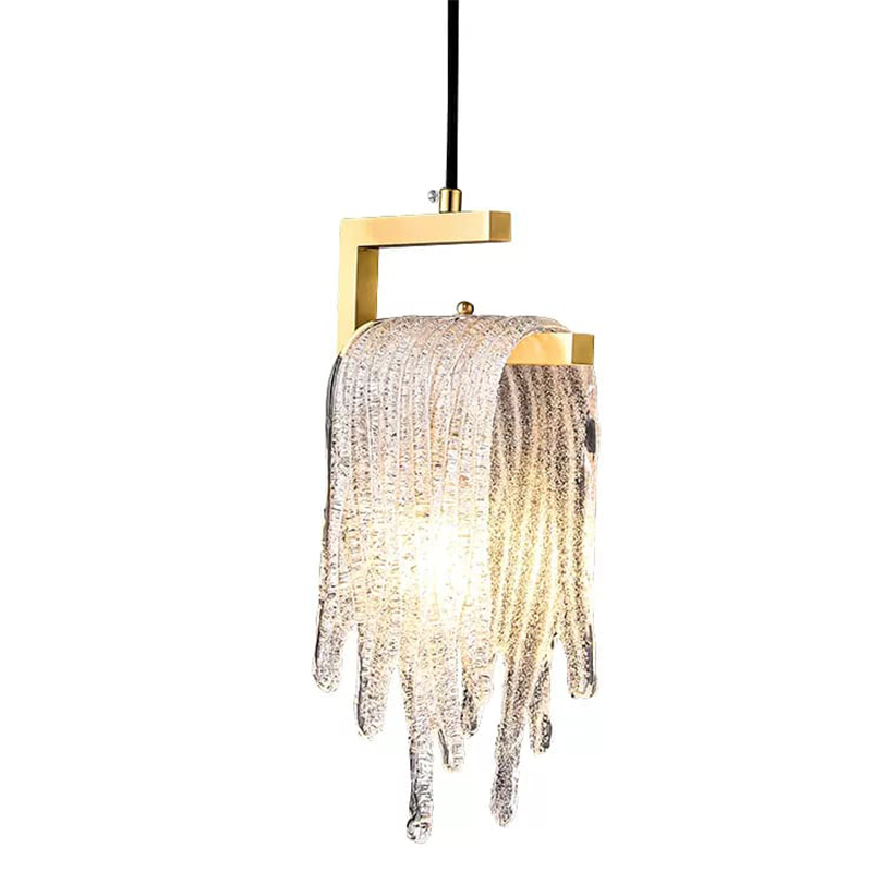 Подвесной светильник Fused Glass Hanging lamp Золотой в Омске | Loft Concept 