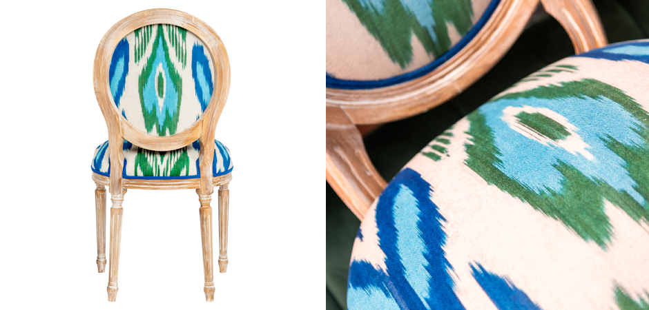Мягкий стул с узором Ikat Pattern Мягкий стул с узором Ikat Pattern - Loft-Concept в Омске