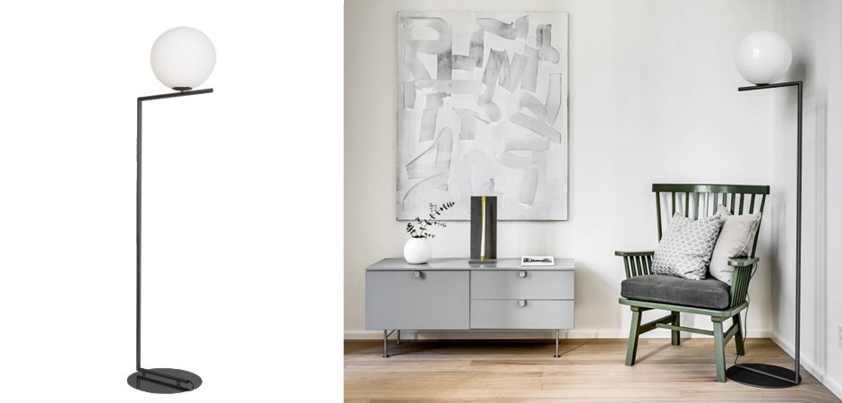 Торшер Flos IC Lights F Black Торшер Flos IC Lights F Black - Loft-Concept в Омске