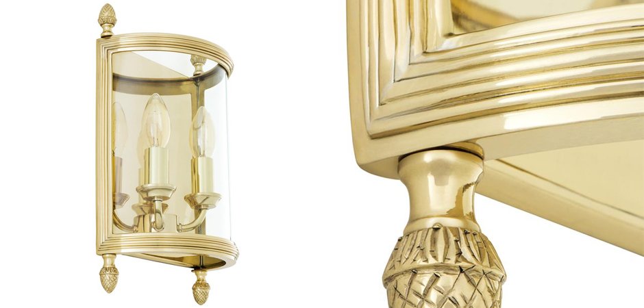 Бра Wall Lamp Lennon S Brass - Loft-Concept в Омске