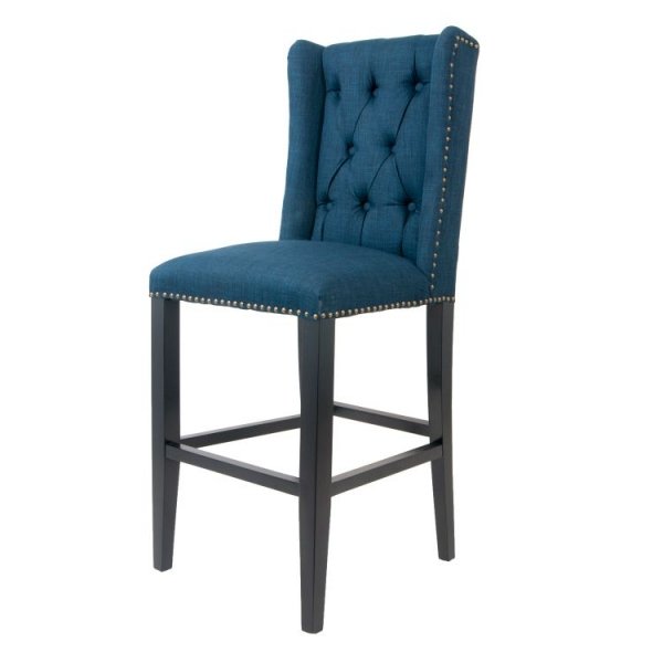 Стул French chairs Provence Barton Blue Chair Черный Синий в Омске | Loft Concept 