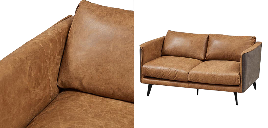 Диван Caramel Leather Sofa Диван Caramel Leather Sofa - Loft-Concept в Омске