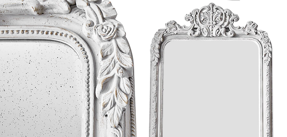 Зеркало Aged White Mirror Зеркало Aged White Mirror - Loft-Concept в Омске