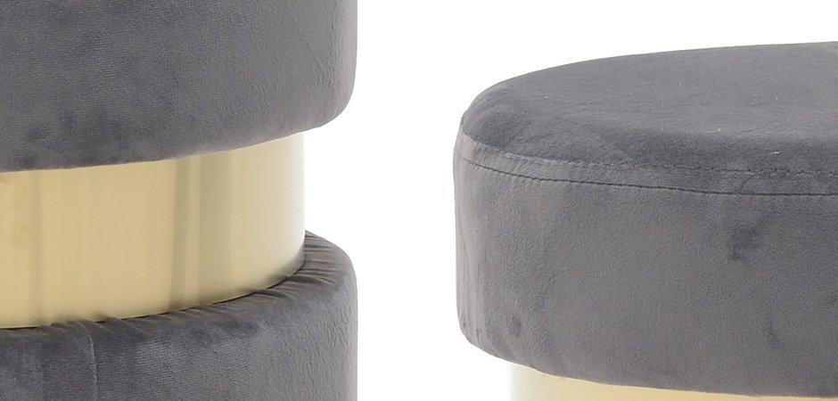 Пуф Golden Belt Gray Пуф Golden Belt Gray - Loft-Concept в Омске