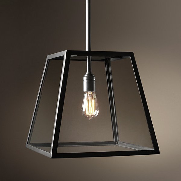 Подвесной светильник Loft Industrial Filament Pendant Черный в Омске | Loft Concept 