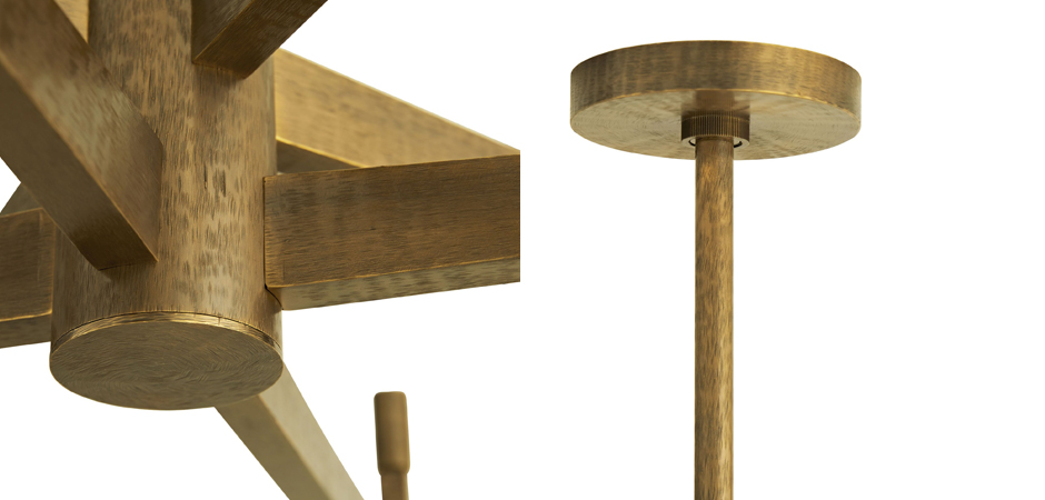 Люстра Arteriors GRIFF CHANDELIER Люстра Arteriors GRIFF CHANDELIER - Loft-Concept в Омске