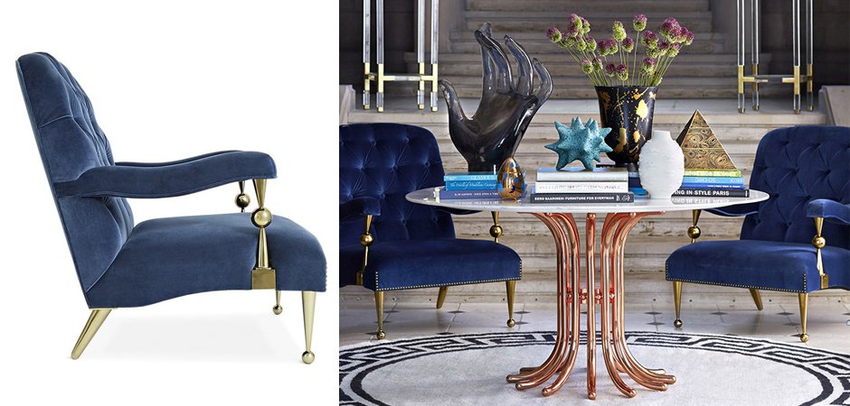 Кресло Jonathan Adler Caracas Chair Кресло Jonathan Adler Caracas Chair - Loft-Concept в Омске