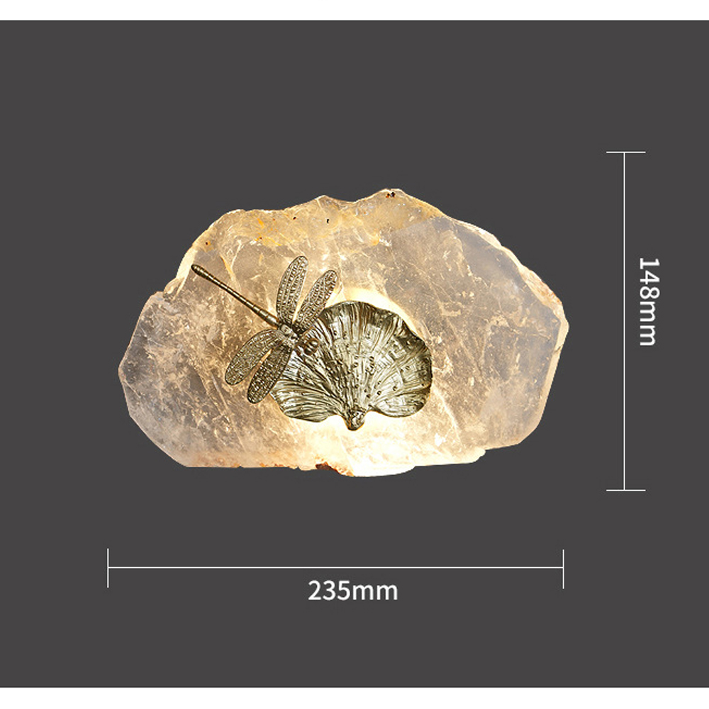 Бра Декоративный лист с стрекозой Glacial Fragment Бра Декоративный лист с стрекозой Glacial Fragment в Омске