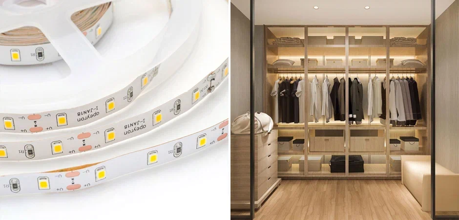 Светодиодная лента 4,8W/m 60LED/m 3528SMD теплый белый Светодиодная лента 4,8W/m 60LED/m 3528SMD теплый белый - Loft-Concept в Омске