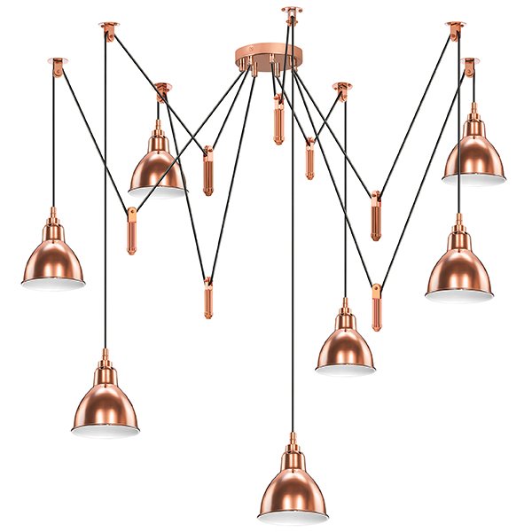 Подвесной светильник Copper Construction Медь в Омске | Loft Concept 