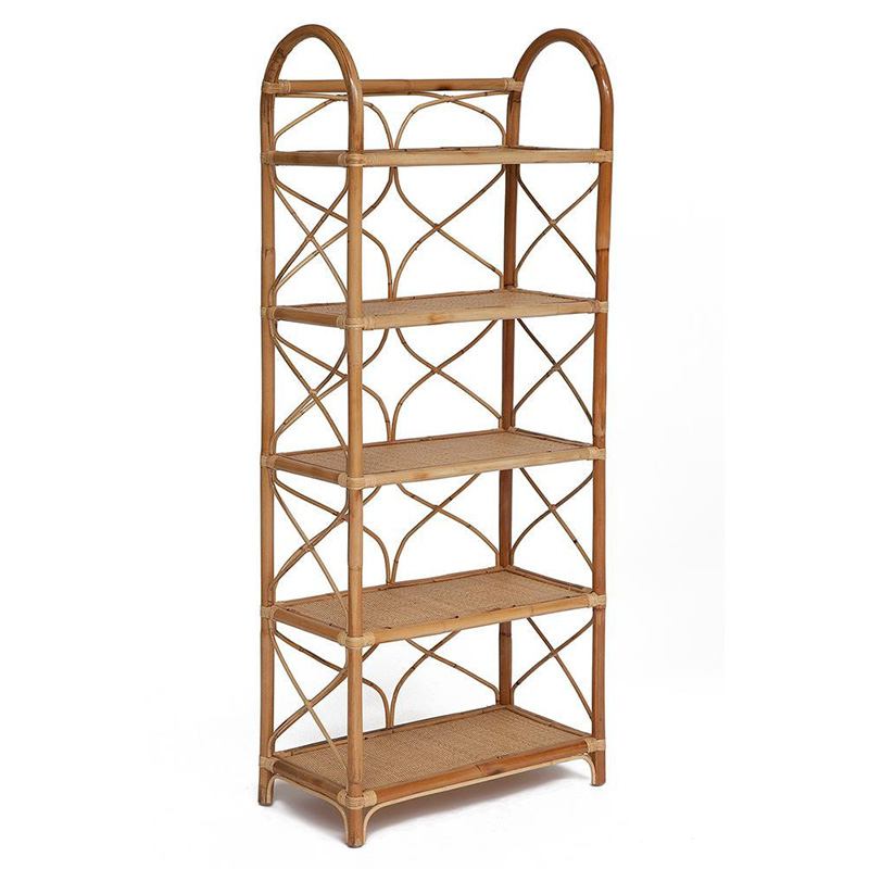 Этажерка Rattan Wicker Bookcase Древесина в Омске | Loft Concept 