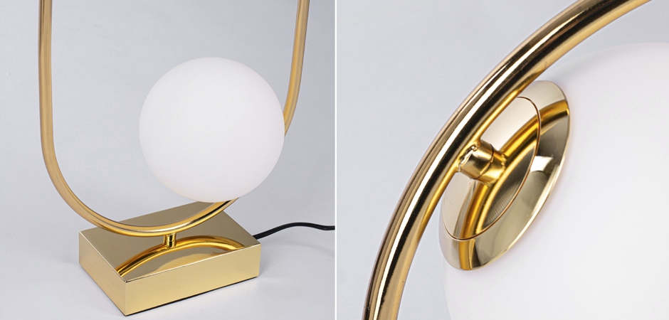 Настольная лампа CORDA Balance brass - фото №1
