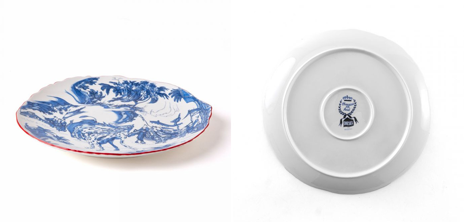 Тарелка Seletti Blue Chinoiserie Тарелка Seletti Blue Chinoiserie - Loft-Concept в Омске