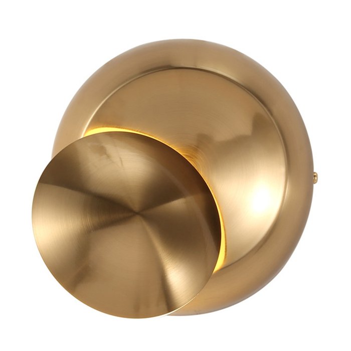 Бра Light Point Luna Wall Lamp Gold Латунь в Омске | Loft Concept 