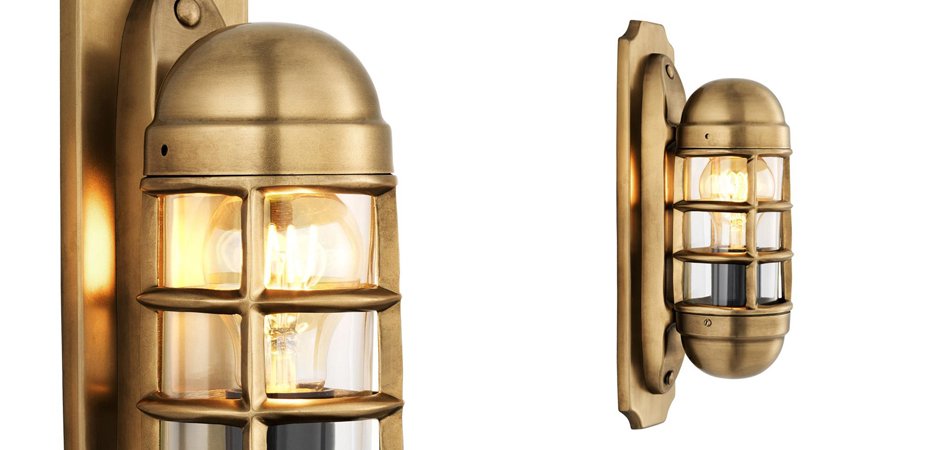 Бра Eichholtz Wall Lamp Le Caprice Brass - Loft-Concept в Омске