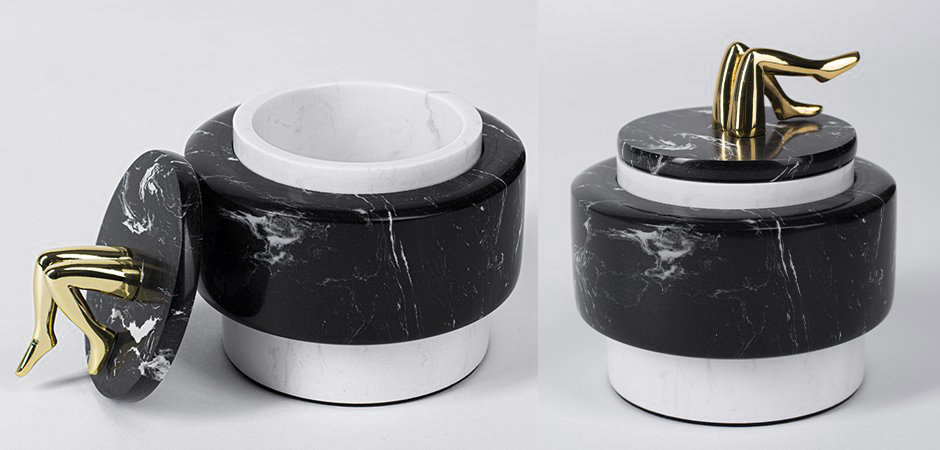 Шкатулка Kelly Wearstler SMALL MELANGE JAR Шкатулка Kelly Wearstler SMALL MELANGE JAR - Loft-Concept в Омске