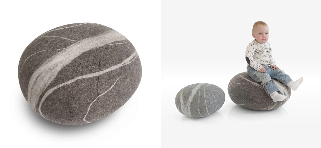 Пуф - Камень Волна - фото