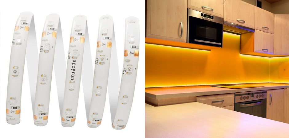 Светодиодная влагозащищенная лента 4,8W/m 60LED/m 3528SMD желтый Светодиодная влагозащищенная лента 4,8W/m 60LED/m 3528SMD желтый - Loft-Concept в Омске