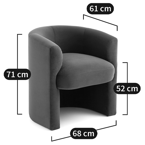 Кресло полукруглое Fiorello Armchair в Омске