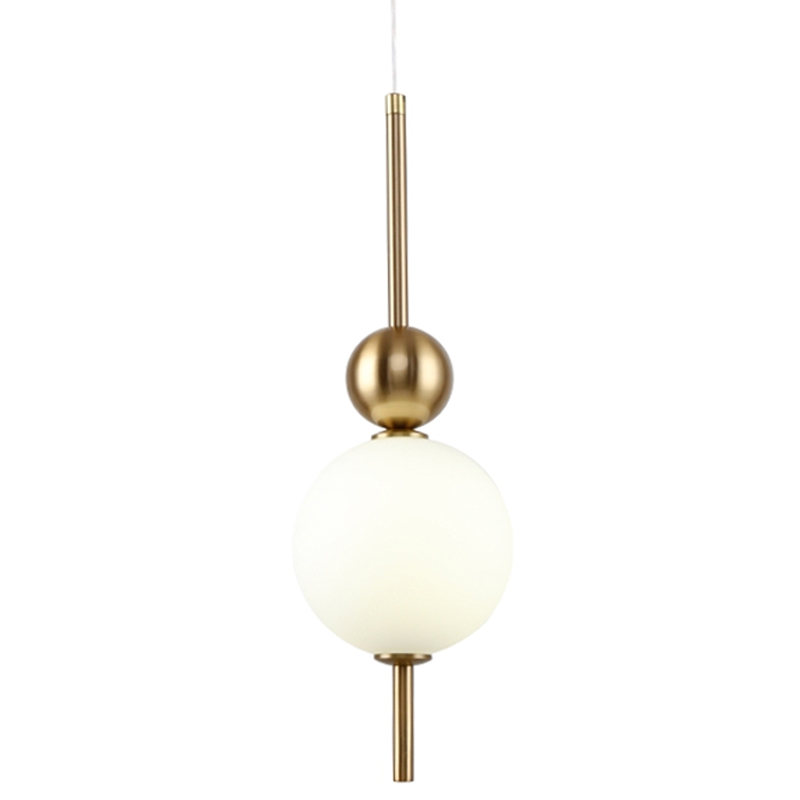 Подвесной светильник PEARLS SUSPENSION Белый Латунь в Омске | Loft Concept 