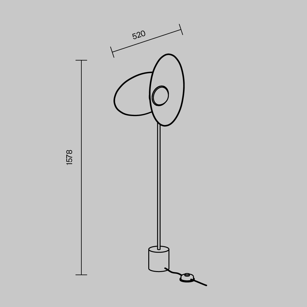 Напольный светильник Evolution 3000К 12Вт в Омске