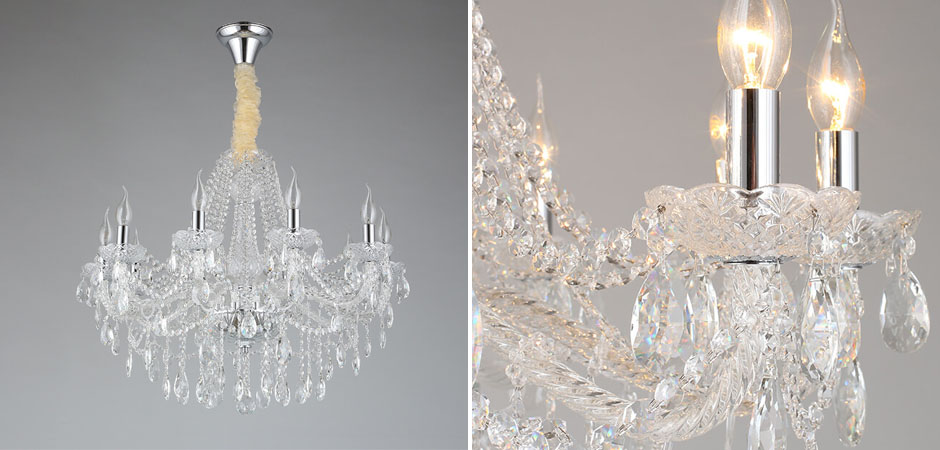 Хрустальная Люстра Tears Chrome - Loft-Concept в Омске