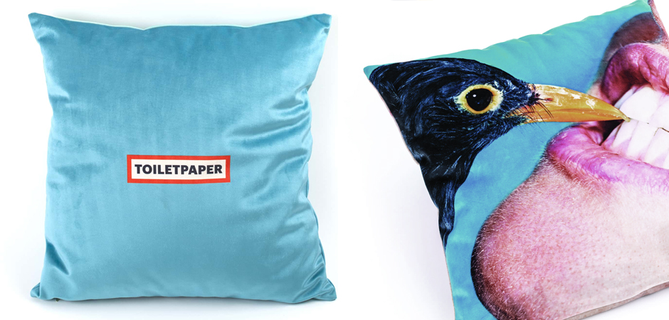 Подушка Seletti Cushion Crow Design Toiletpaper Подушка Seletti Cushion Crow Design Toiletpaper - Loft-Concept в Омске