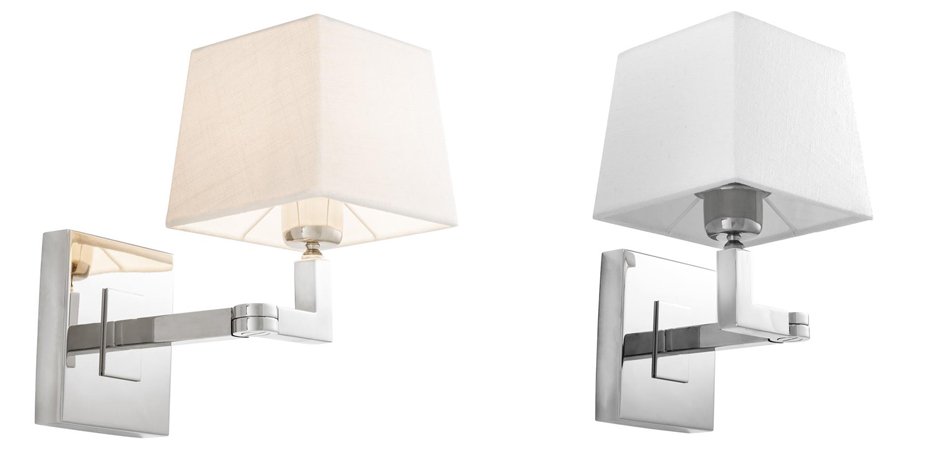 Бра Eichholtz Wall Lamp Cambell Nickel - Loft-Concept в Омске